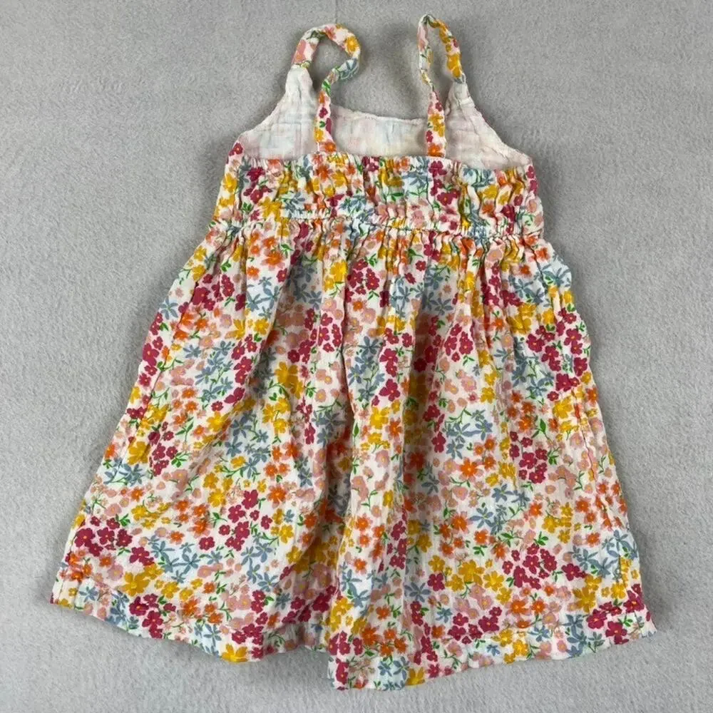 Old Navy Floral Print Tunic Dress Girls Size 18-24M